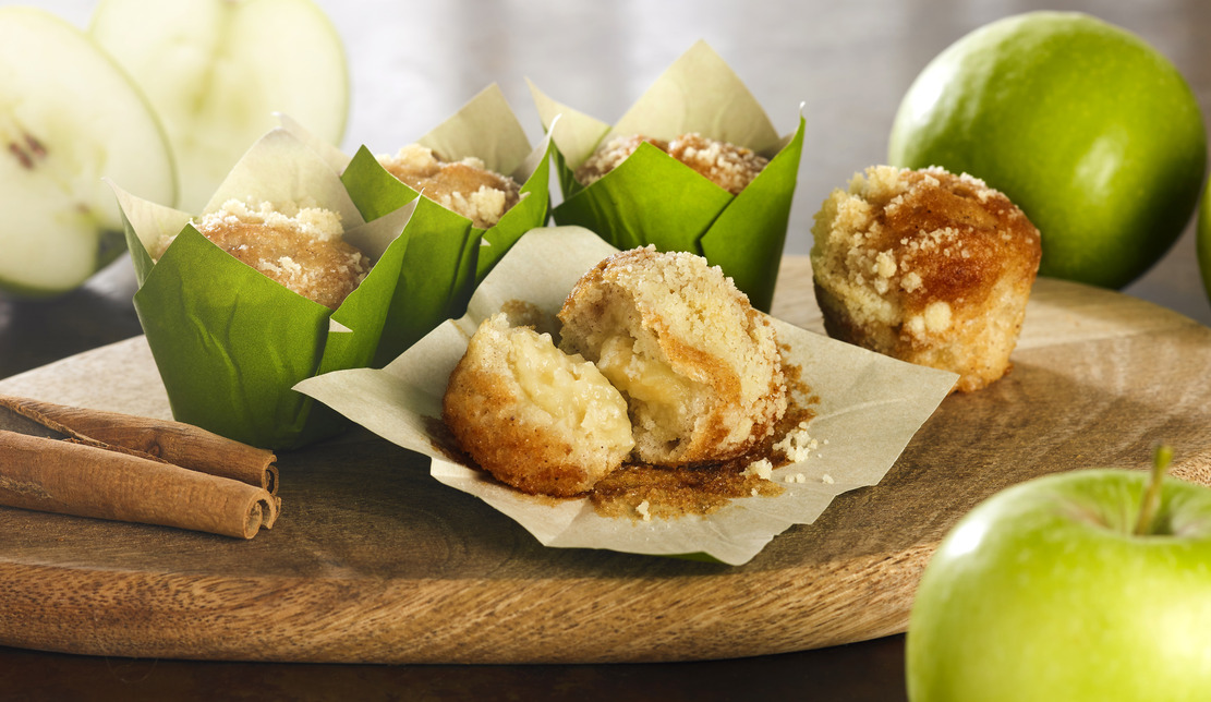 Apple & Cinnamon Filled Mini Muffins