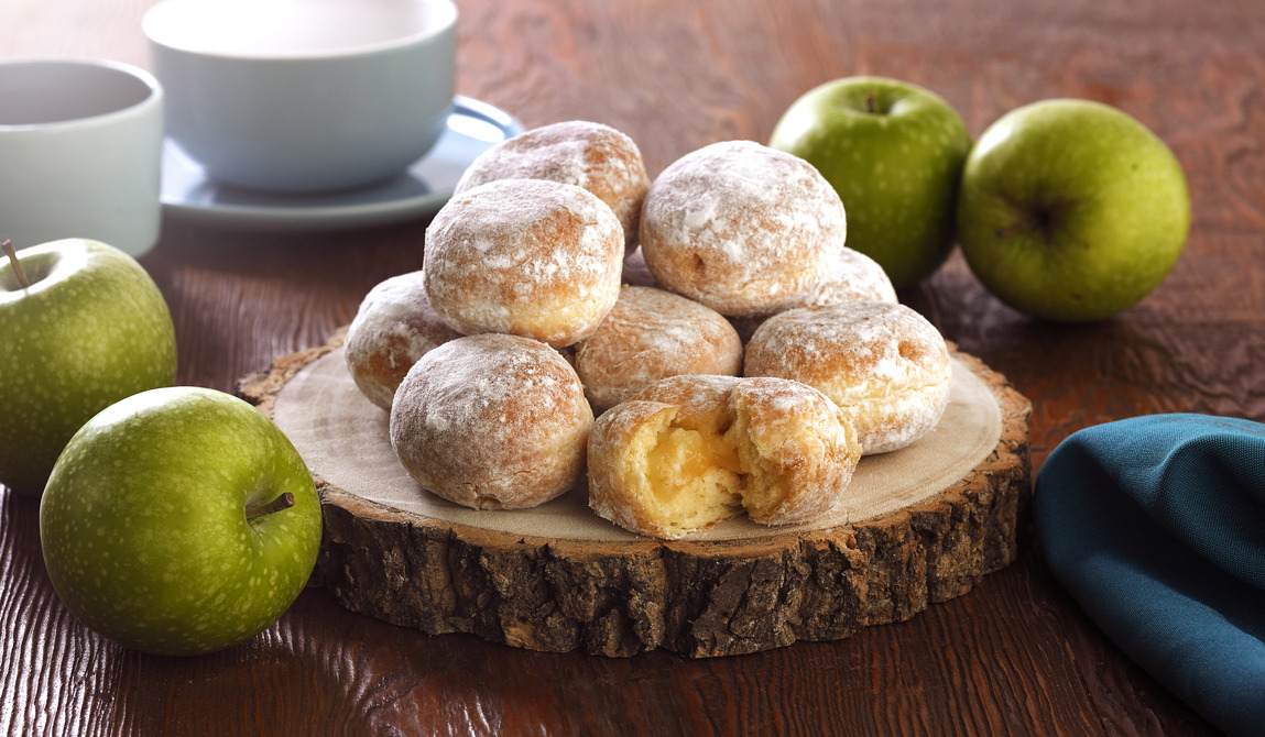 Apple Filled Mini Beignets