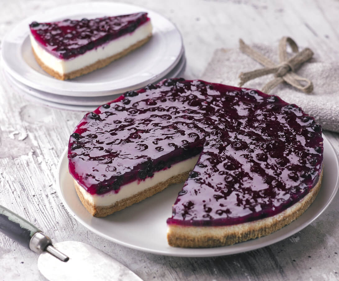 Blackcurrant Cheesecake