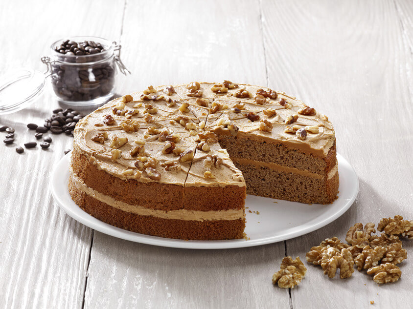 Coffee & Walnut Cake