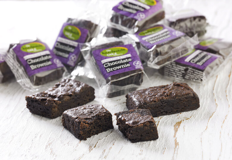 Gluten Free & Vegan Mini Chocolate Brownie (Frozen Wrapped Bars)