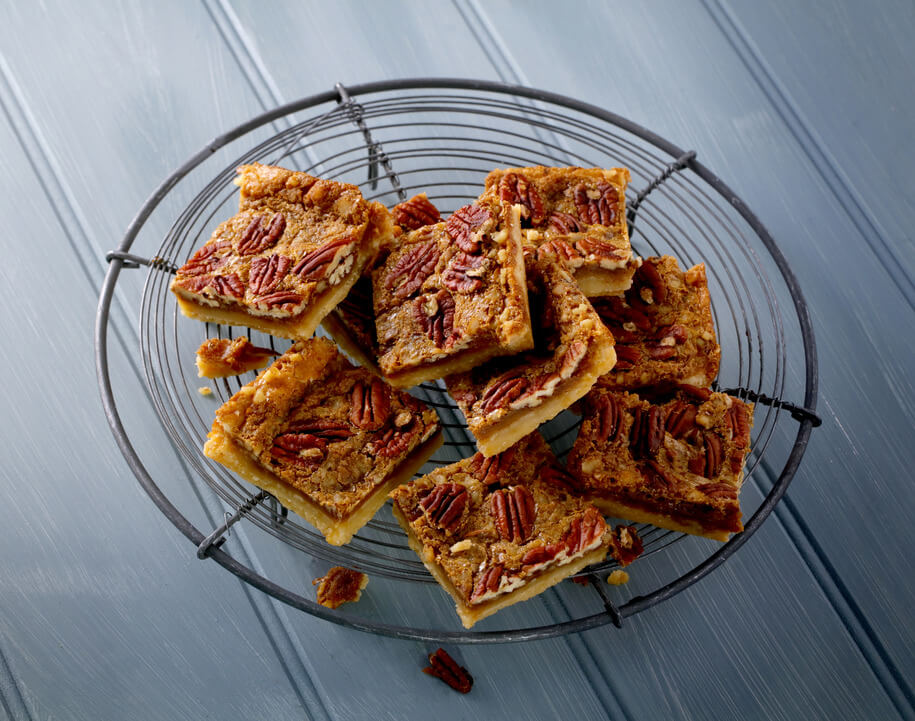 Gluten Free Pecan & Walnut Slice