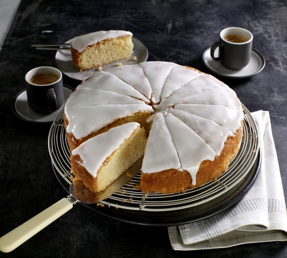 Iced Lemon Drizzle Cake