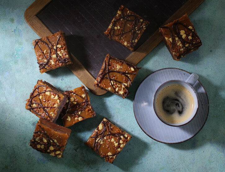 Salted Caramel & Honeycomb Brownie