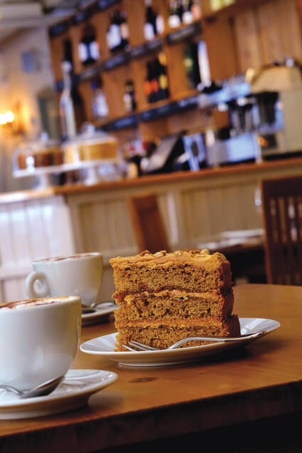 Triple Coffee & Walnut Cake