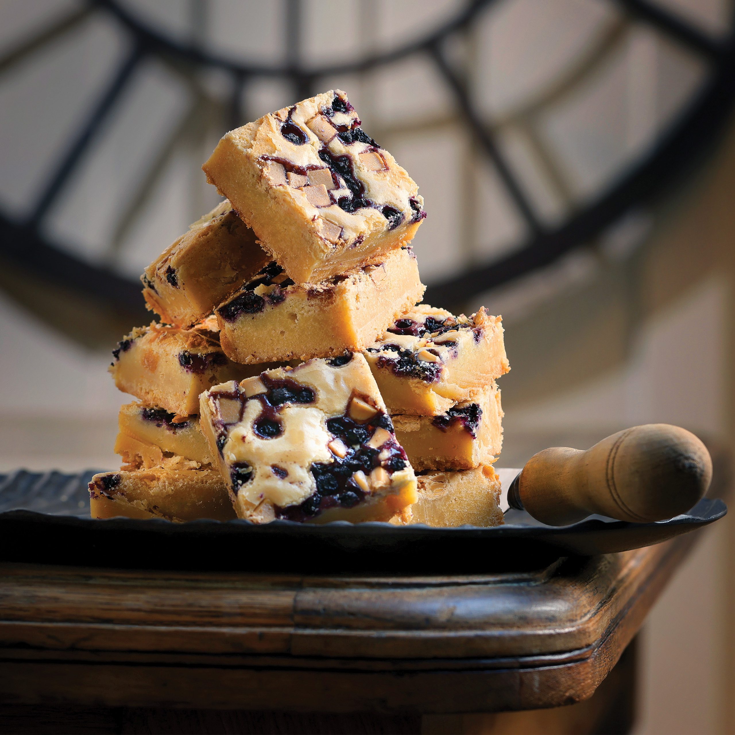 Lemon & Blueberry Blondie