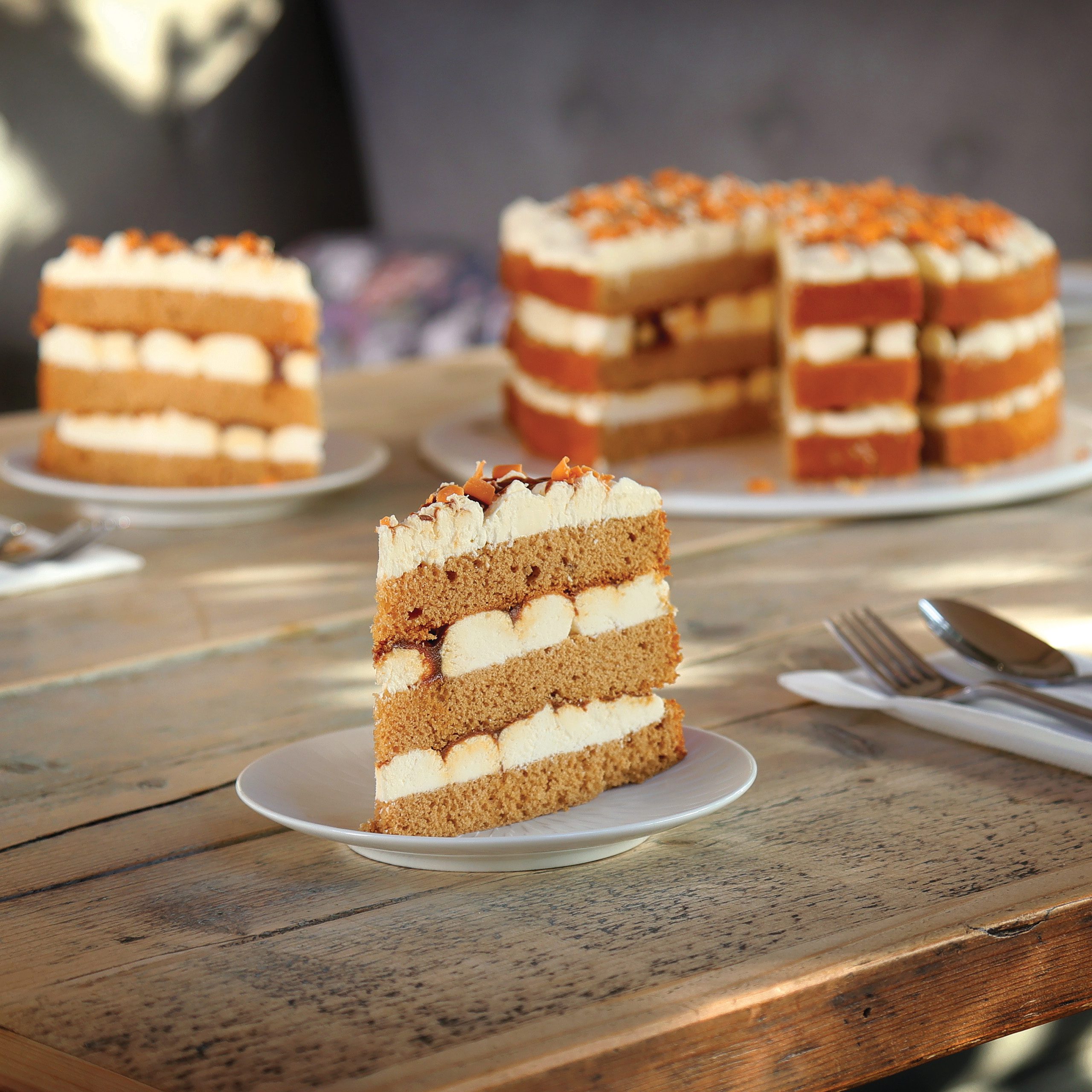 Sticky Toffee Cream Cake