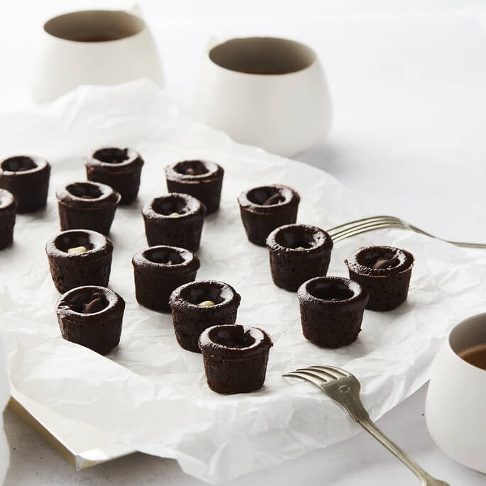 Mini chocolate lava cake