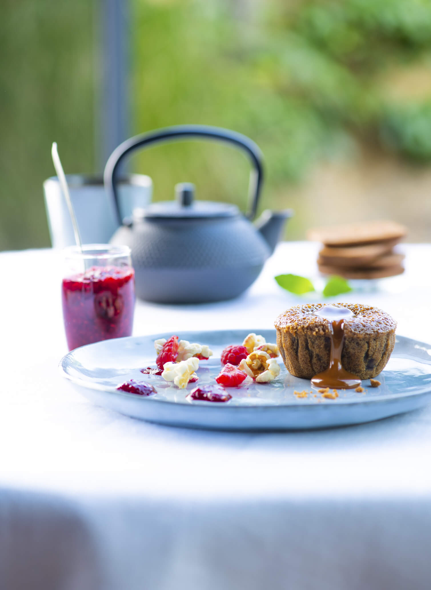 Speculoos lava cake