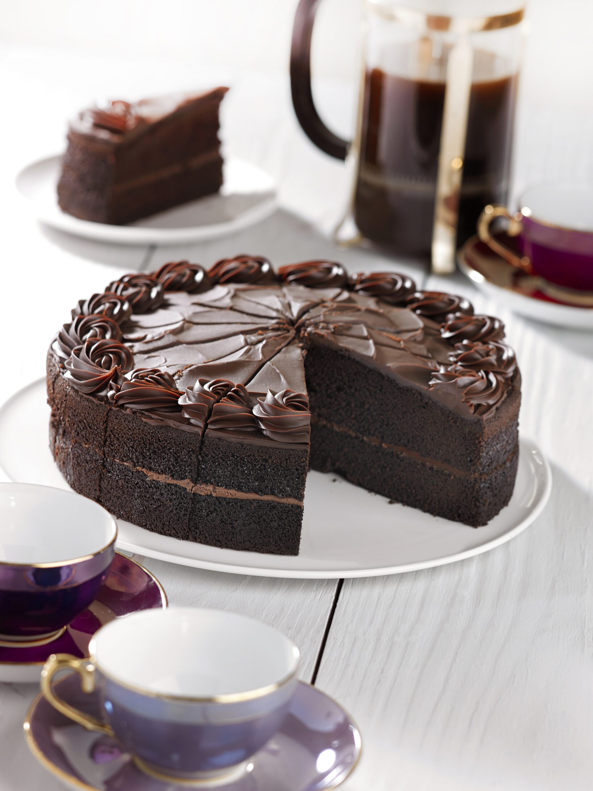 Belgian chocolate cake